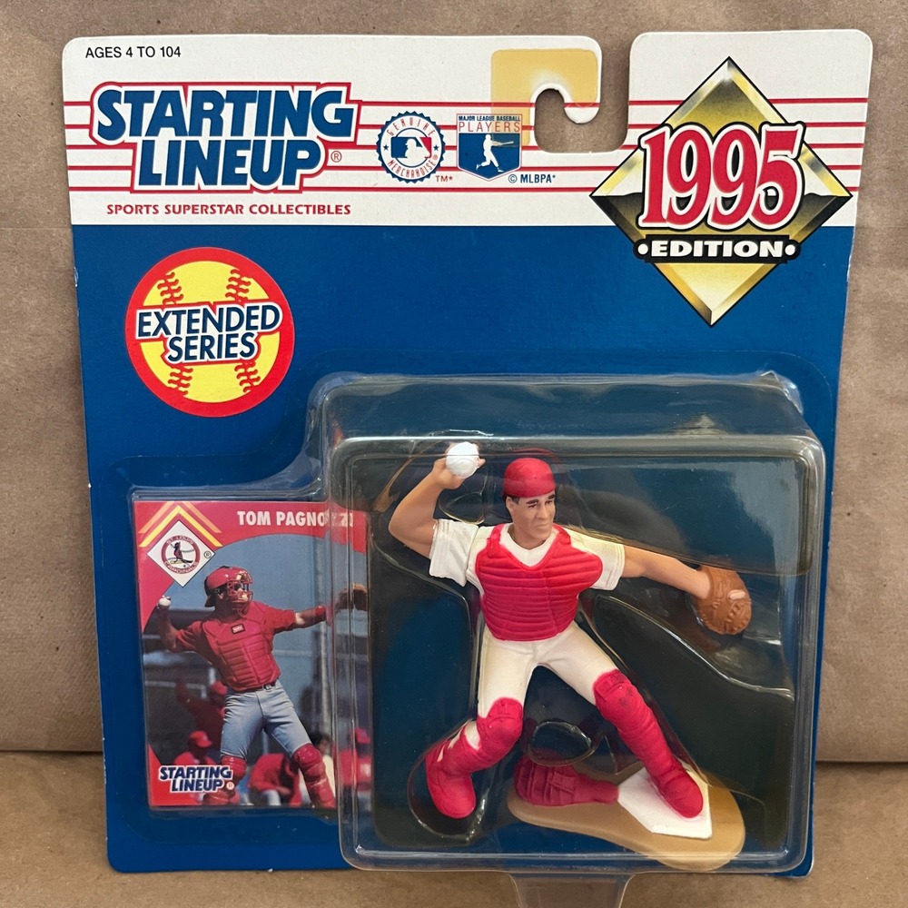 1995 Starting Lineup Tom Pagnozzi St Louis Cardinals Kenner Figure with Card